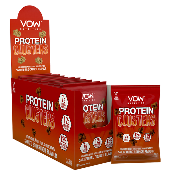VOW Nutrition Protein Clusters Smoked BBQ Crunch Simon Evans Physiotherapy