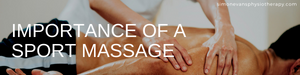 Importance of a Sport Massage