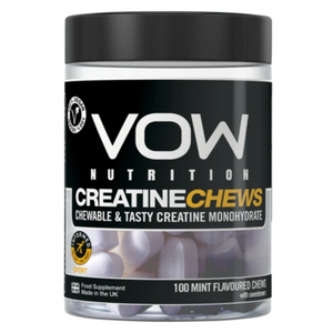 VOW Creatine Chews Mint Flavour Supplements Sports Simon Evans Physiotherapy