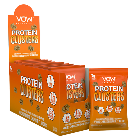 VOW Nutrition Protein Clusters Nacho Cheese Crunch Simon Evans Physiotherapy
