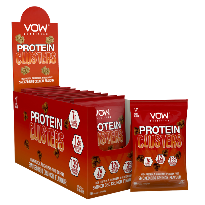 VOW Nutrition Protein Clusters Smoked BBQ Crunch Simon Evans Physiotherapy