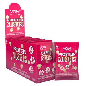 VOW Nutrition Protein Clusters White Chocolate Simon Evans Physiotherapy
